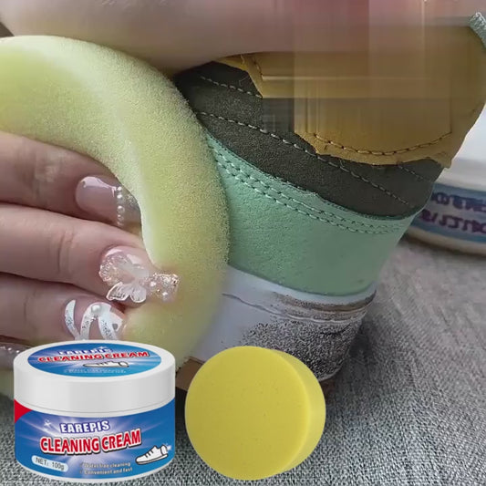 Multipurpose Whitening Cleaning Cream with Sponge